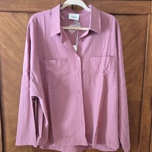 ANDREE BY UNIT Dusty Pink Button-Up Shirt